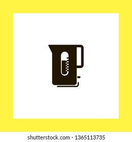 kettle vector icon. flat design