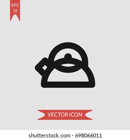 Kettle vector icon, illustration symbol