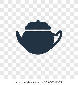Kettle vector icon isolated on transparent background, Kettle transparency logo concept