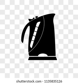 Kettle vector icon on transparent background, Kettle icon