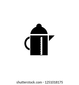 kettle vector icon. kettle sign on white background. kettle icon for web and app