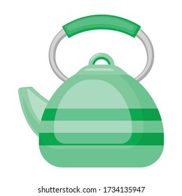 Kettle vector icon.Cartoon vector icon isolated on white background kettle.