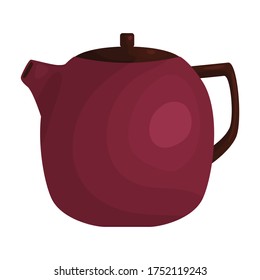 Kettle vector icon.Cartoon vector icon isolated on white background kettle.