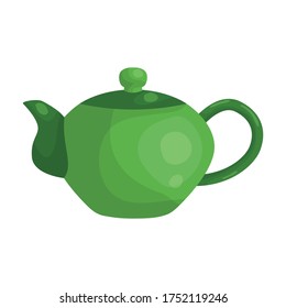 Kettle vector icon.Cartoon vector icon isolated on white background kettle.