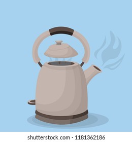 kettle, vector illustration