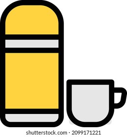 kettle vector illustration isolated on a transparent background . color vector icons for concept or web graphics.