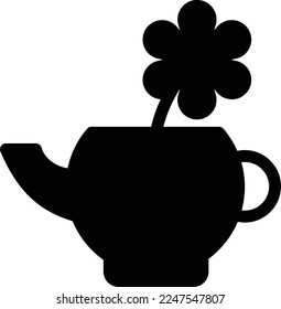 kettle Vector illustration on a transparent background. Premium quality symmbols. Glyphs vector icons for concept and graphic design. 

