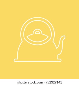 kettle vector line ico n. eps-10