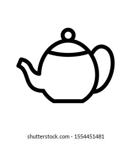 kettle vector thin line icon