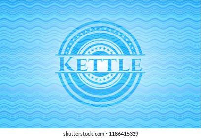 Kettle water wave badge.