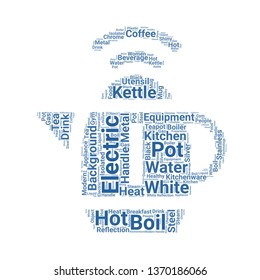 kettle word cloud. tag cloud about kettle