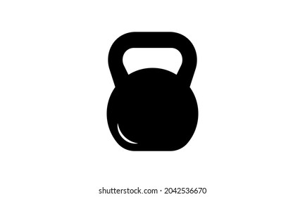 Kettleball weight icon,Sport and fitness weight symbol. Vector illustration.