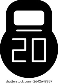 Kettlebell Creativo Nuevos Iconos Diseño Diseño de Vector