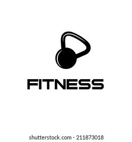 kettlebell fitness illustration