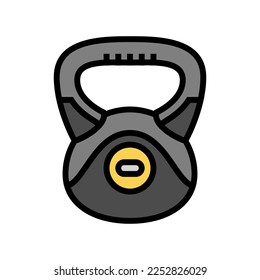 kettlebell fitness sport color icon vector. kettlebell fitness sport sign. isolated symbol illustration