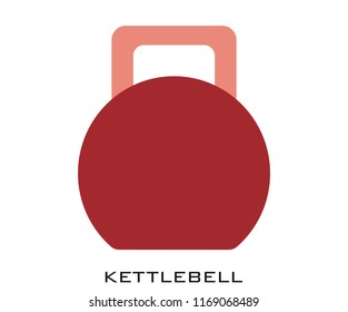 Kettlebell flat icon signs