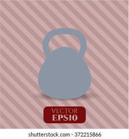 Kettlebell high quality icon