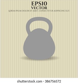 Icono de alta calidad de Kettlebell