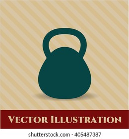 Kettlebell Symbol in hoher Qualität
