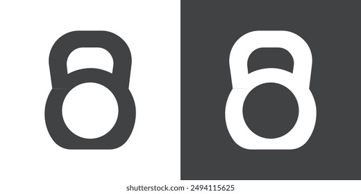 Set plano en Vector de contorno en color blanco y negro