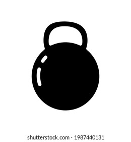 Plantilla de diseño vectorial libre de icono Kettlebell