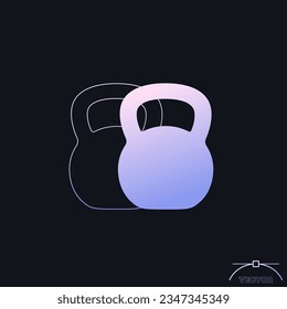 icono de timbre con gradiente