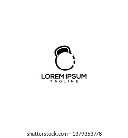 KETTLEBELL ICON AND LOGO TEMPLATE FOR  FITNESS AND GYM CLUB LOGO