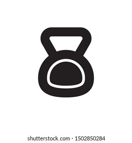 Kettlebell Icon on white background,vector illustration