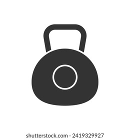 Kettlebell Symbol Zeichen Symbol Vektor