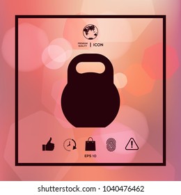 Kettlebell icon symbol