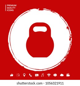 Kettlebell icon symbol