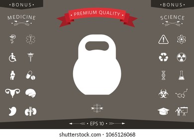 Kettlebell icon symbol