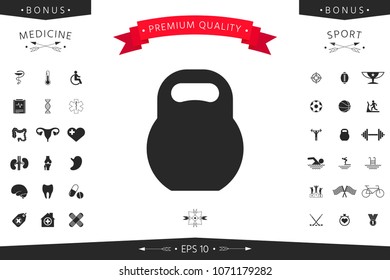 Kettlebell icon symbol
