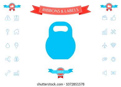 Kettlebell icon symbol