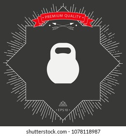 Kettlebell icon symbol