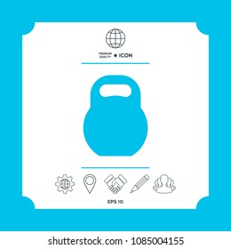 Kettlebell icon symbol
