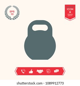Kettlebell icon symbol
