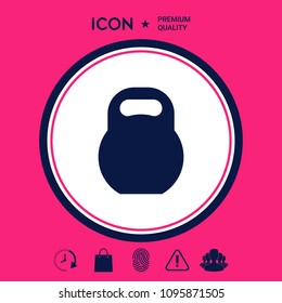 Kettlebell icon symbol