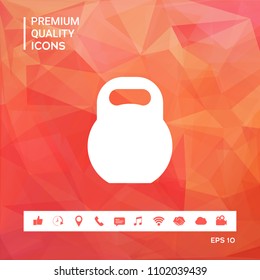 Kettlebell icon symbol