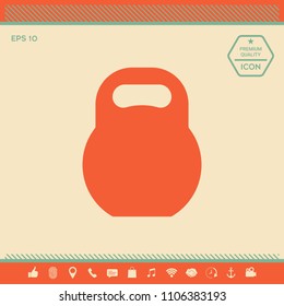 Kettlebell icon symbol