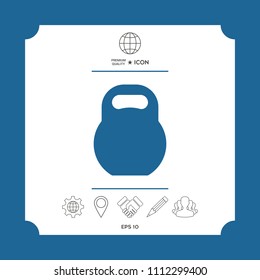 Kettlebell icon symbol