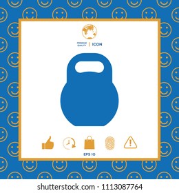 Kettlebell icon symbol