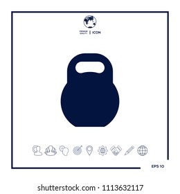Kettlebell icon symbol