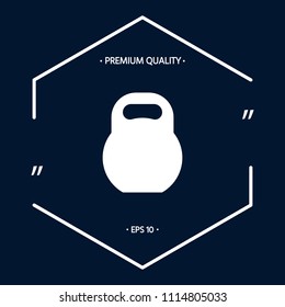 Kettlebell icon symbol
