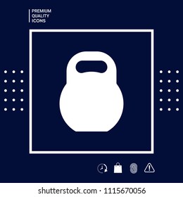 Kettlebell icon symbol