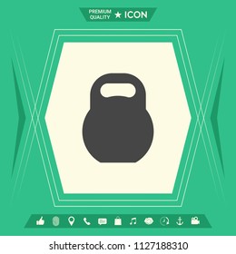 Kettlebell icon symbol