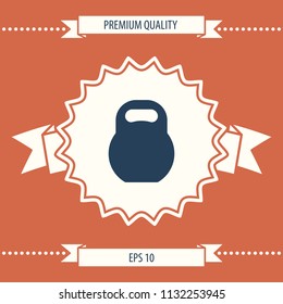 Kettlebell icon symbol