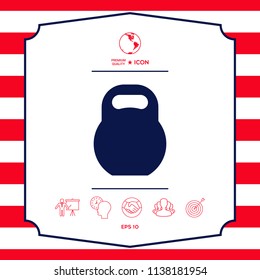 Kettlebell icon symbol