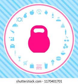 Kettlebell icon symbol