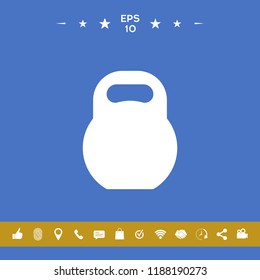 Kettlebell icon symbol
